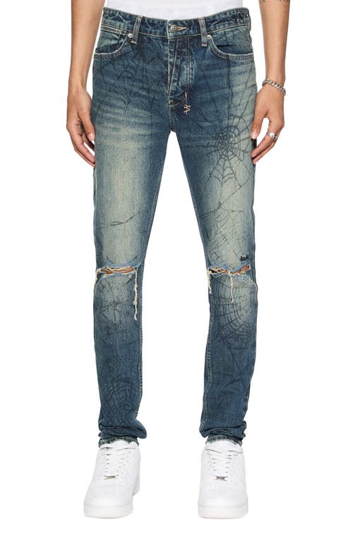 KSUBI KSUBI VAN WINKLE GASOLINE LINES SKINNY JEANS 