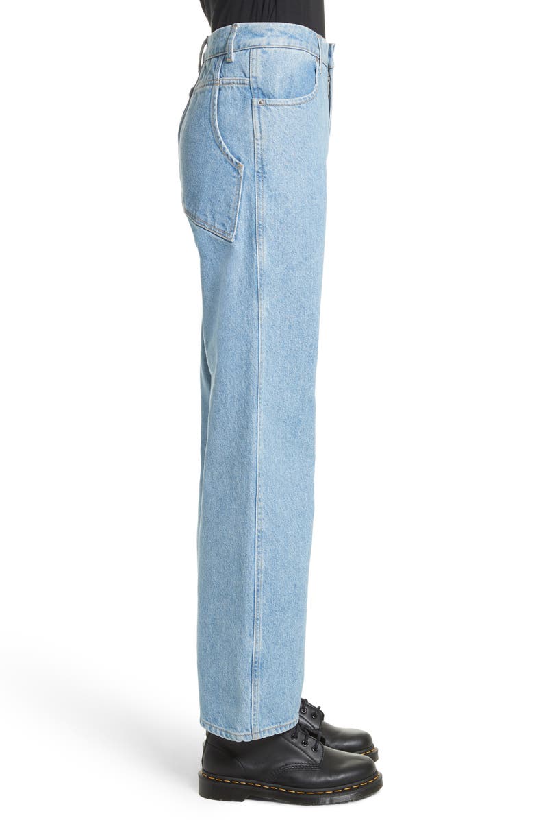 Eckhaus Latta EL Wide Leg Jeans, Alternate, color,