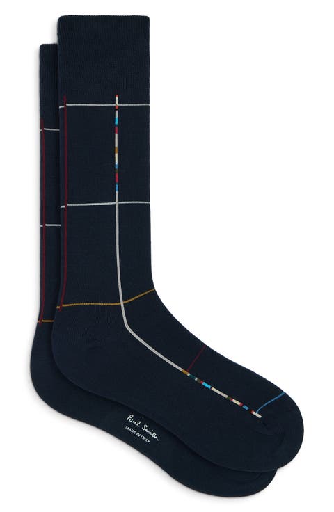 Signature Check Socks
