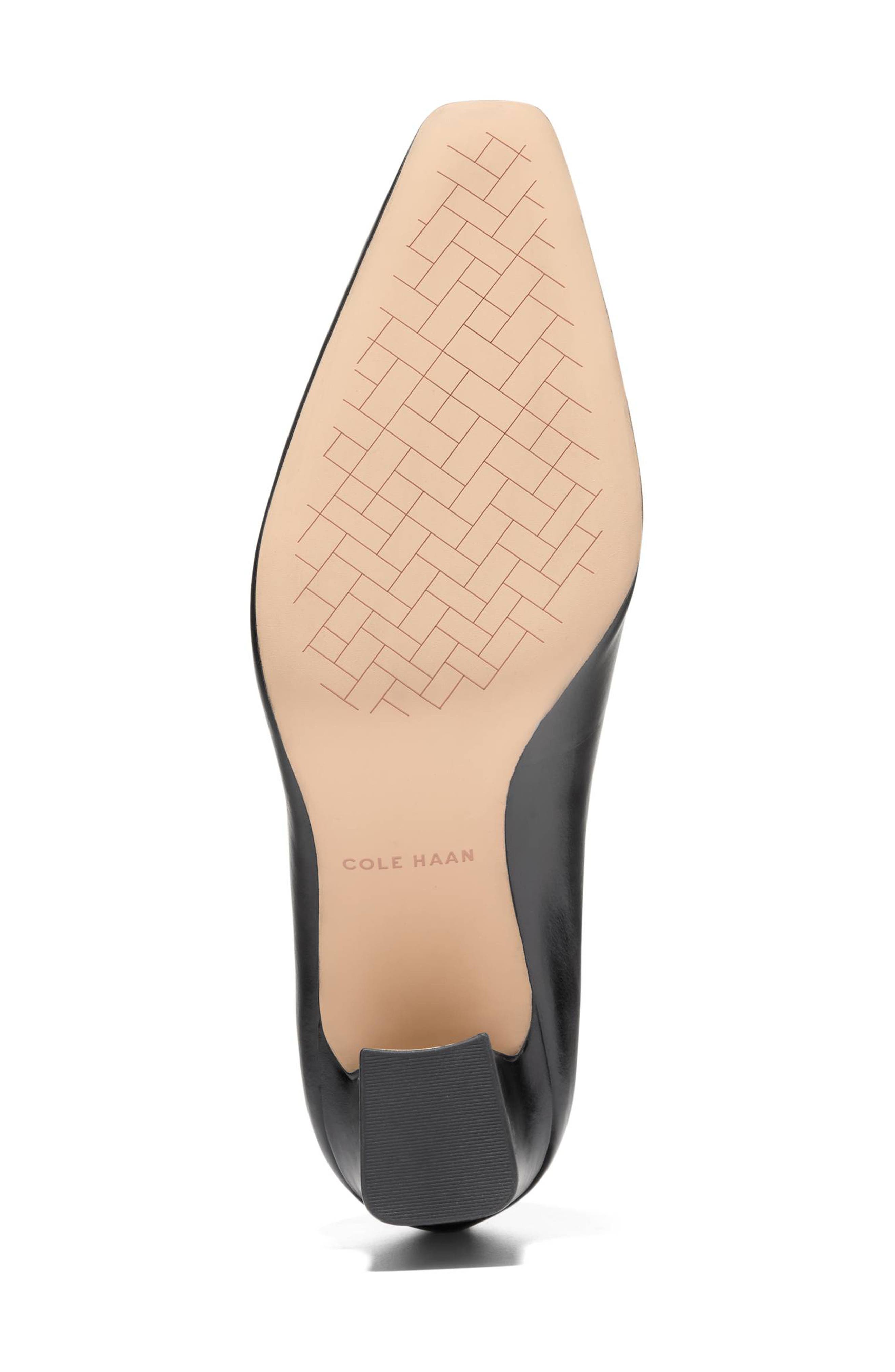Blanche Block Heel Pump, Alternate, color, BLACK LEATHER