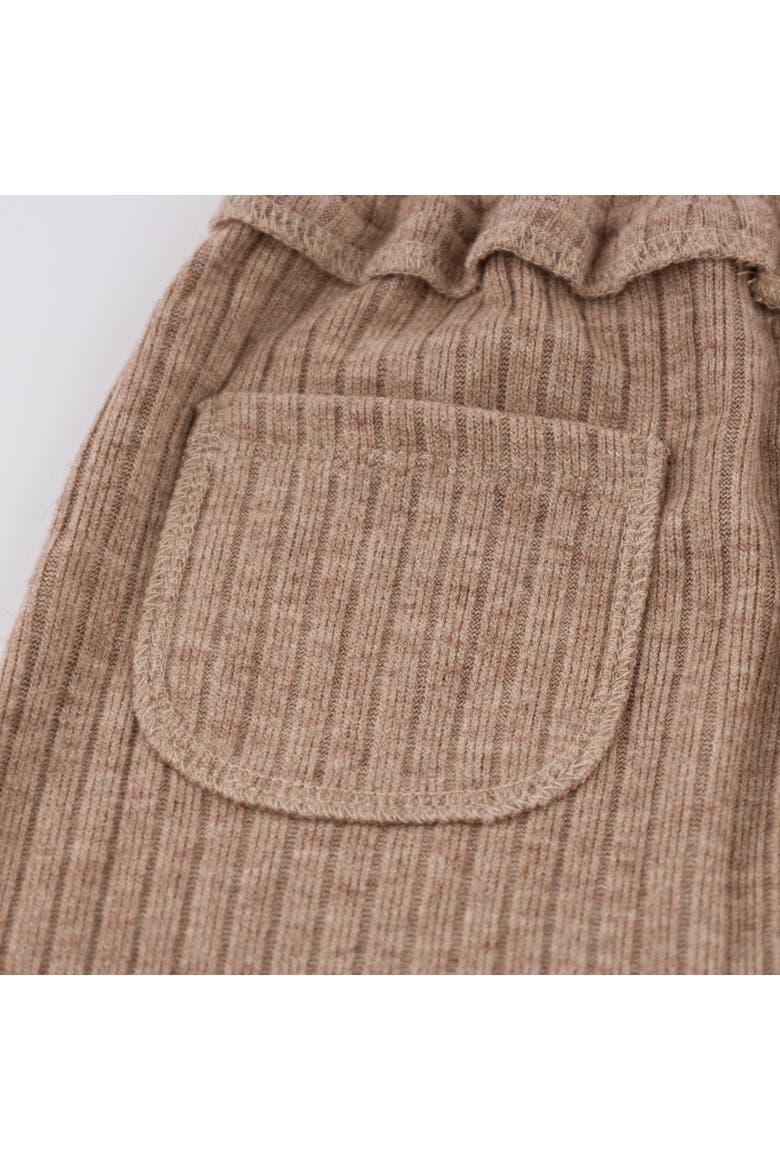 Wide Rib Fuzzy Sweater Knit Brooklyn Jogger, Alternate, color, Mushroom Heather