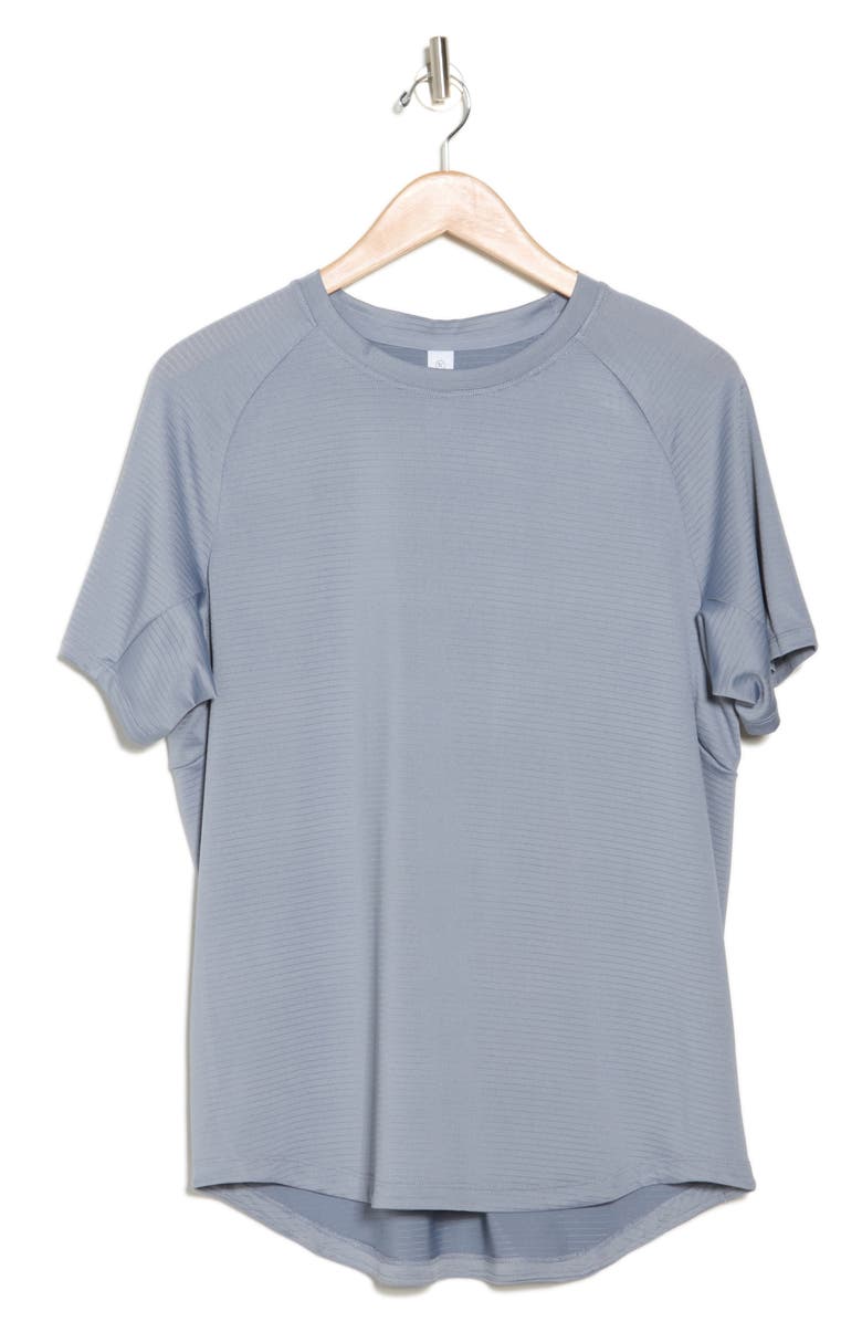 90 DEGREE BY REFLEX Air Sense Iconic Textured T-Shirt, Alternate, color, Weathervane