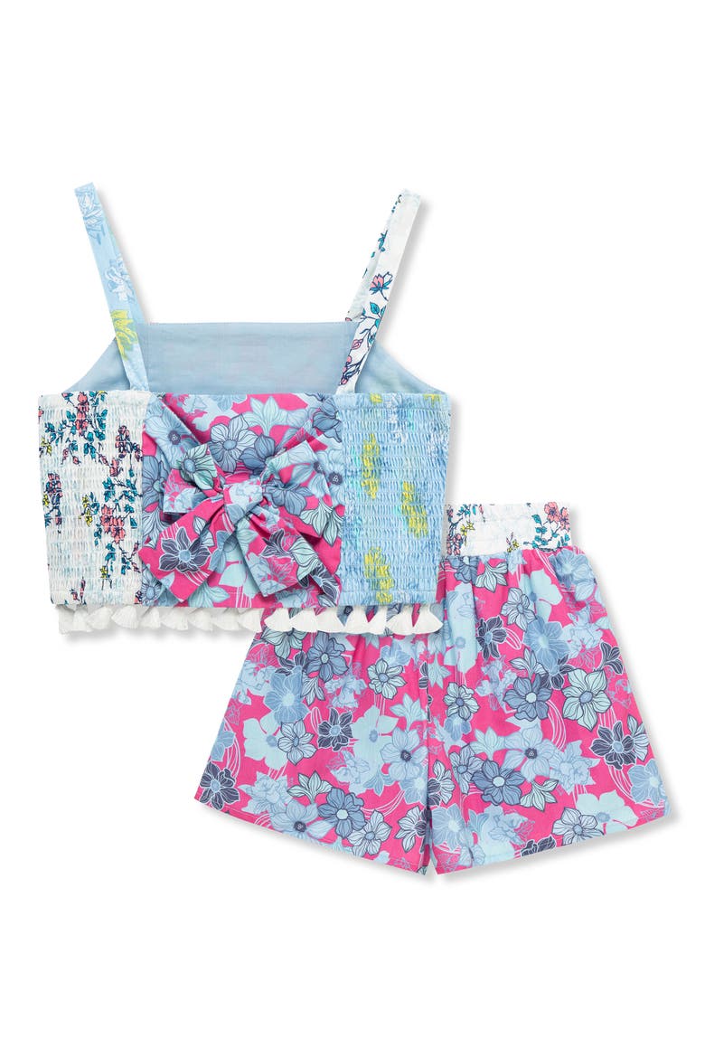 Kids' Tassel Tank & Shorts Set, Alternate, color, PRINT