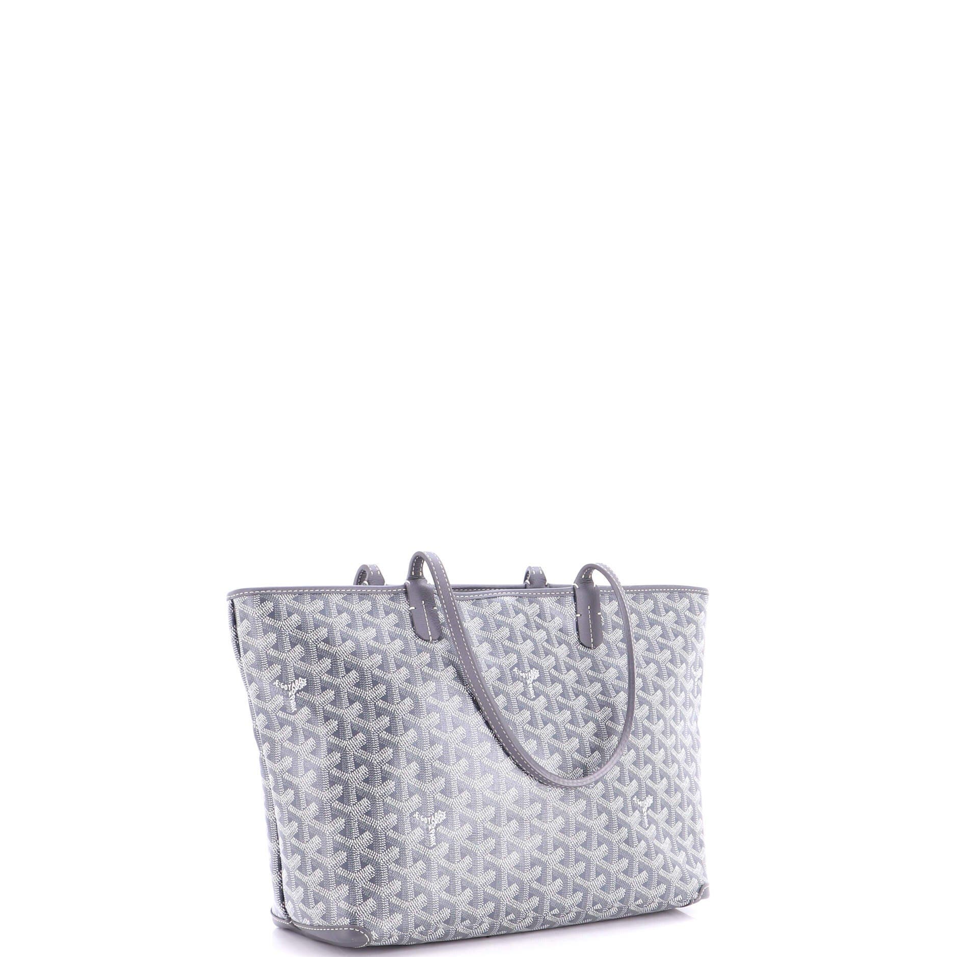 Pre-Owned Goyard Artois Tote Coated Canvas PM, Alternate, color, Gray