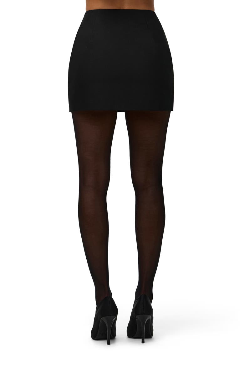 Ponte Miniskirt, Alternate, color, BLACK