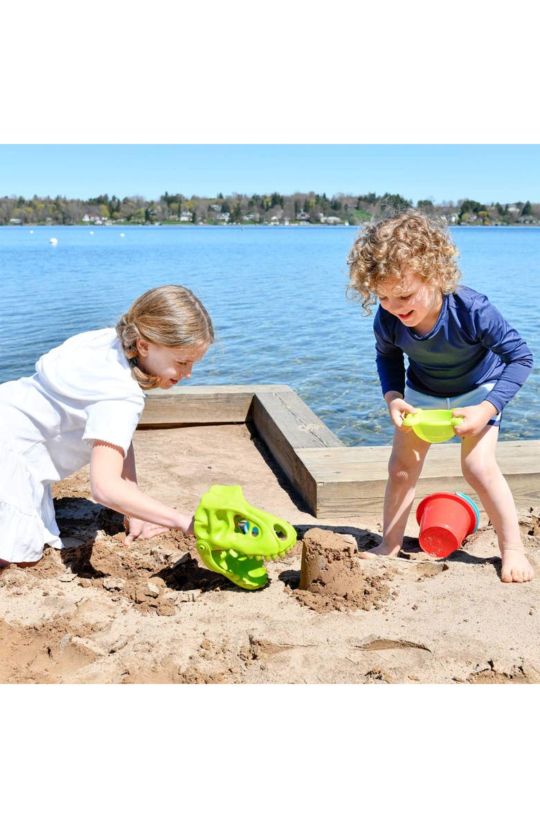 HABA Sand Toys Basic Set - 5 Piece Bundle with Plastic Pail, Sieve, Mold, Scoop and Sifting Shovel Sized just for Toddlers Ages 18 Months +, Alternate, color, Multi