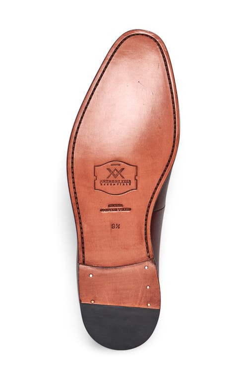 Anthony Veer Ford Quarter Brogue Cap Toe Oxford In Chocolate Brown