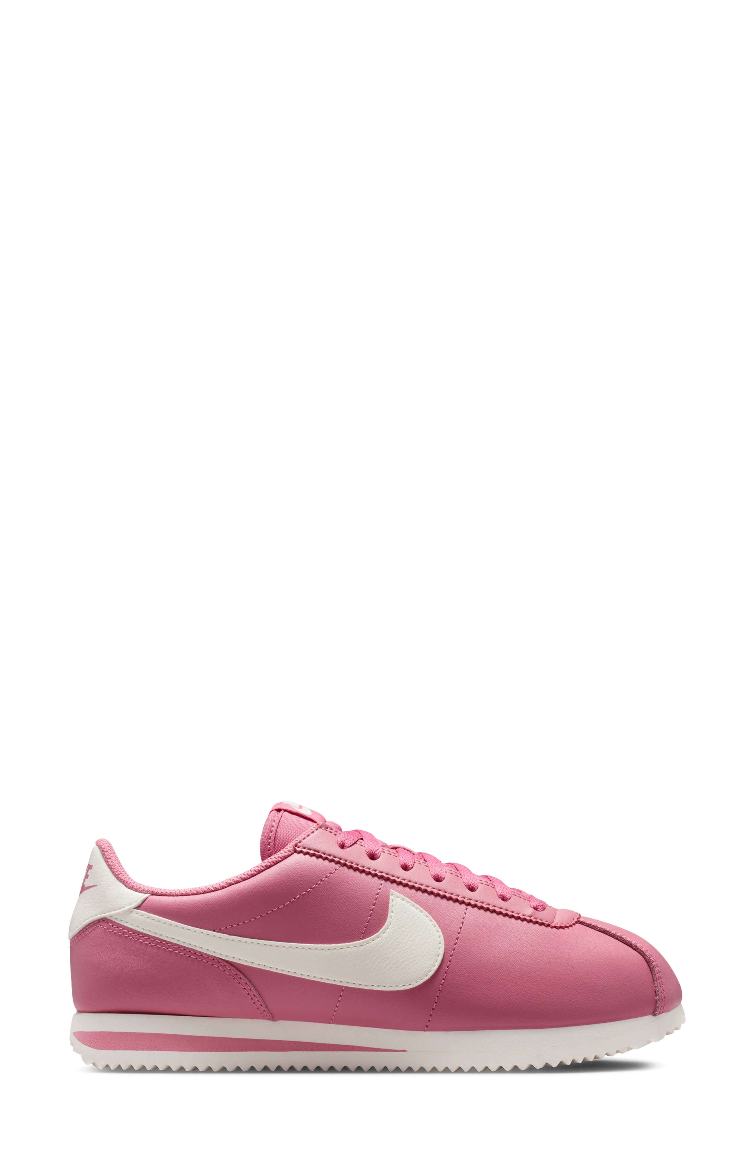 Nike Cortez Sneaker, Alternate, color, Peony/ Sail