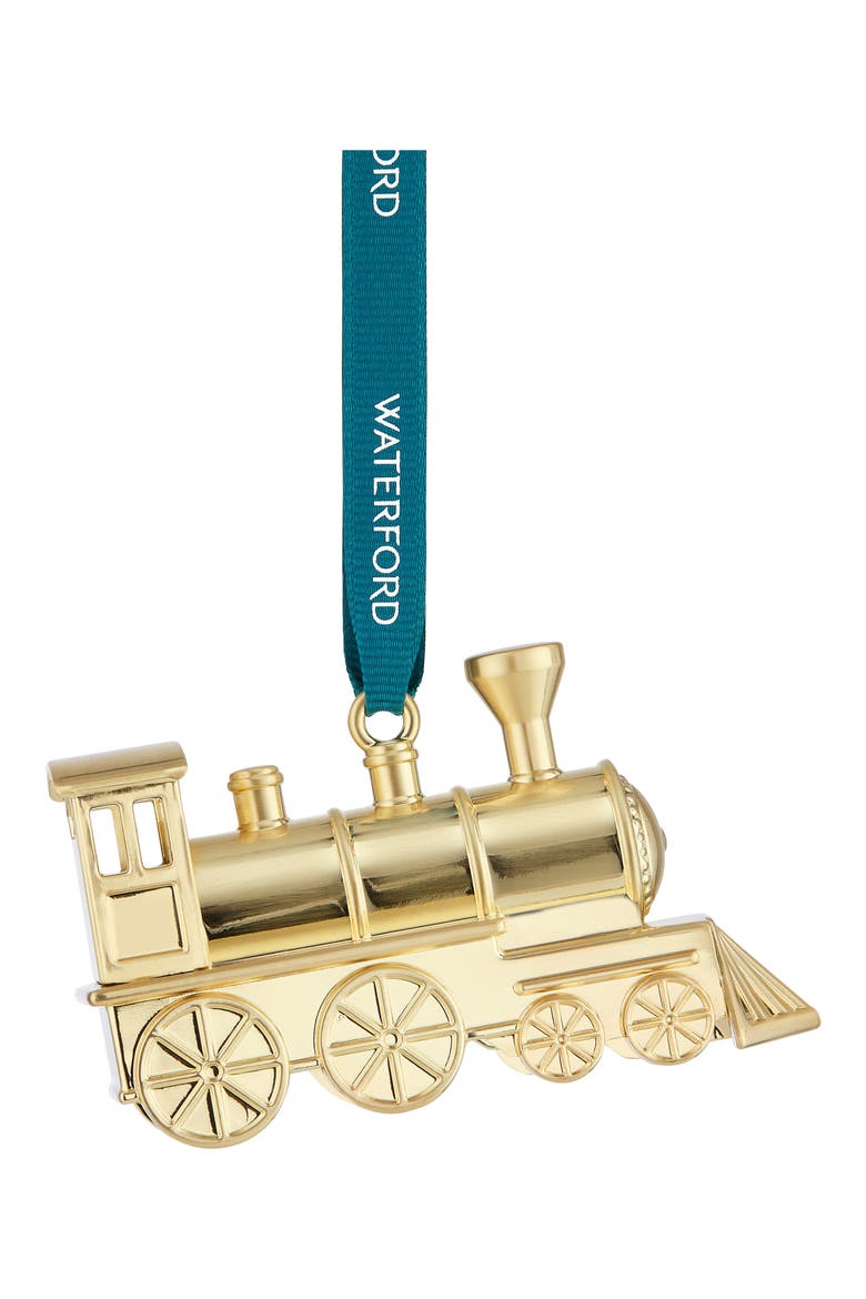 Steam Train Golden Ornament, Main, color, GOLD