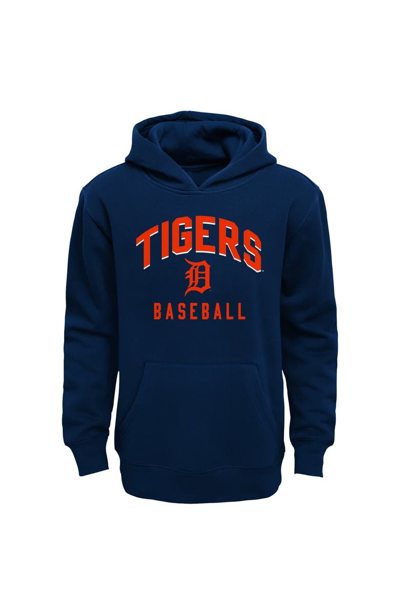 Outerstuff Toddler Navy/Gray Detroit Tigers Play-By-Play Pullover Fleece Hoodie & Pants Set, Alternate, color, 