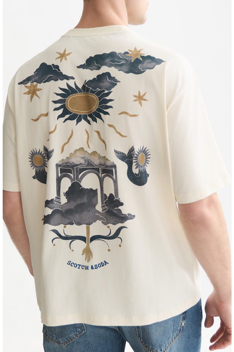 Loose Fit Graphic T-Shirt, Alternate, color, EGGNOG