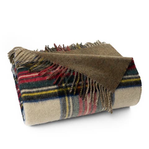 Double Merino Wool Reversible Throw