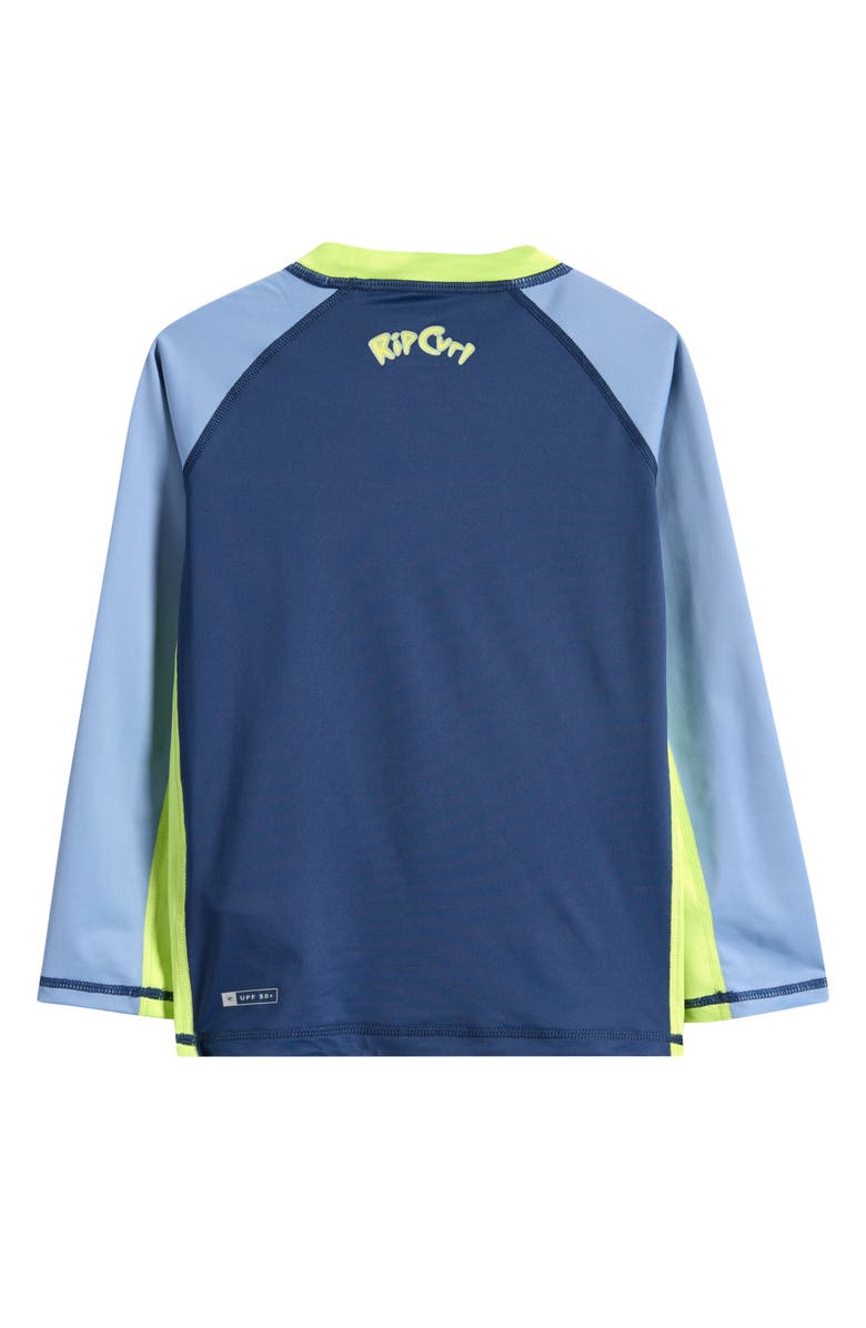 Rip Curl Kids' Ride the Wave Long Sleeve Rashguard, Alternate, color, Light Navy