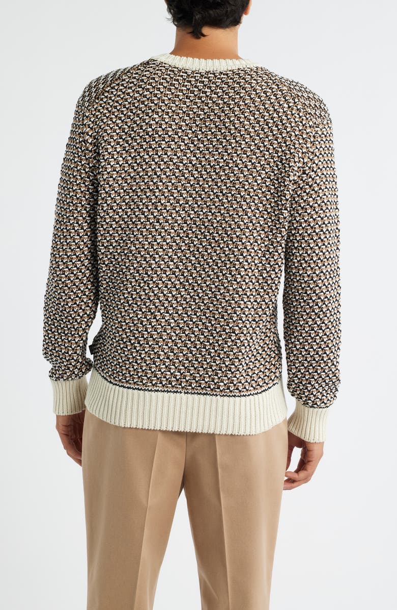 BOSS Imauro Cotton Sweater, Alternate, color, Open White