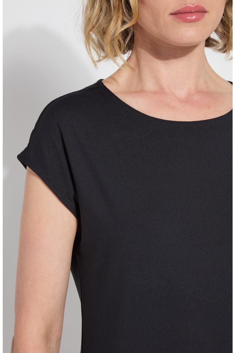 'Lyssentials T-Shirt, Alternate, color, BLACK