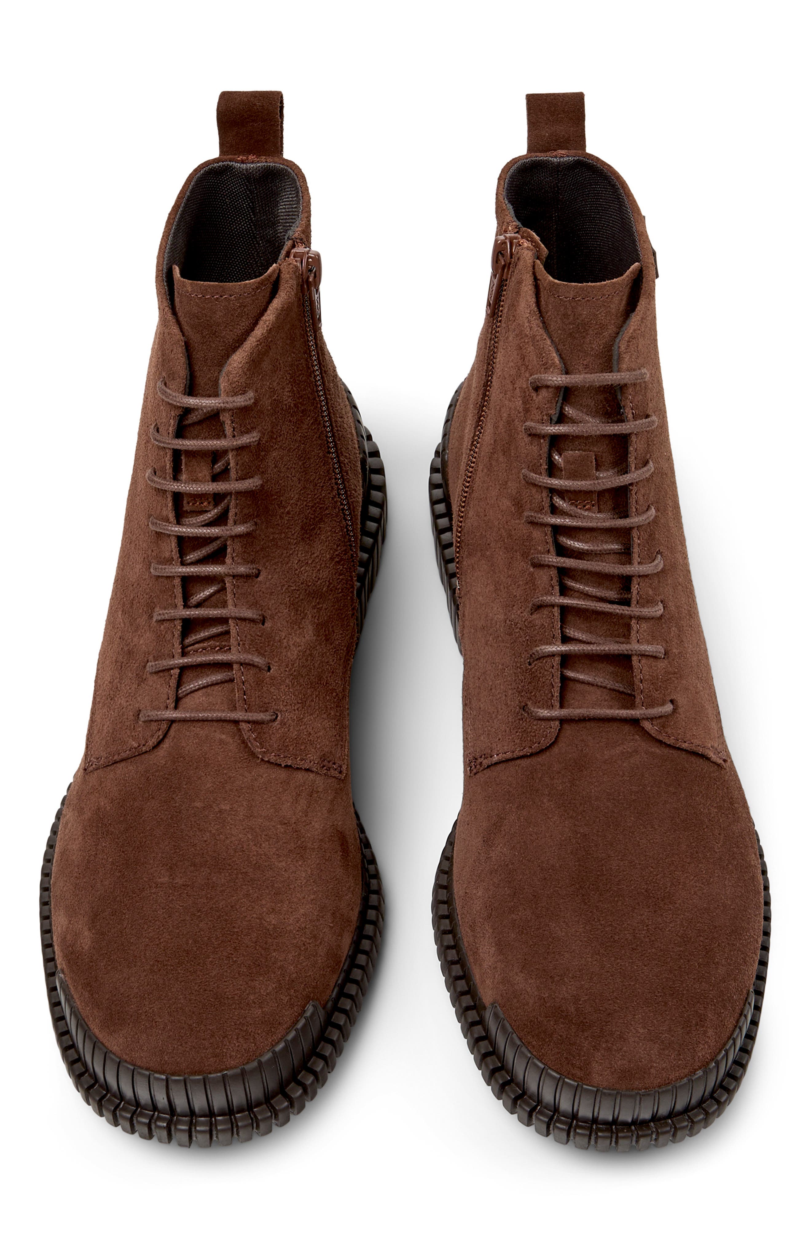Pix Leather Boot, Alternate, color, MEDIUM BROWN