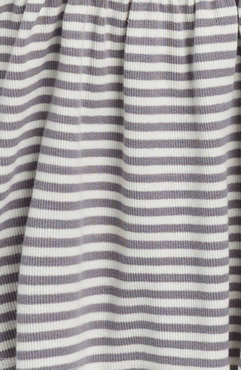 QUINCY MAE Annie Ocean Stripe Dress & Bloomers Set, Alternate, color, Ocean