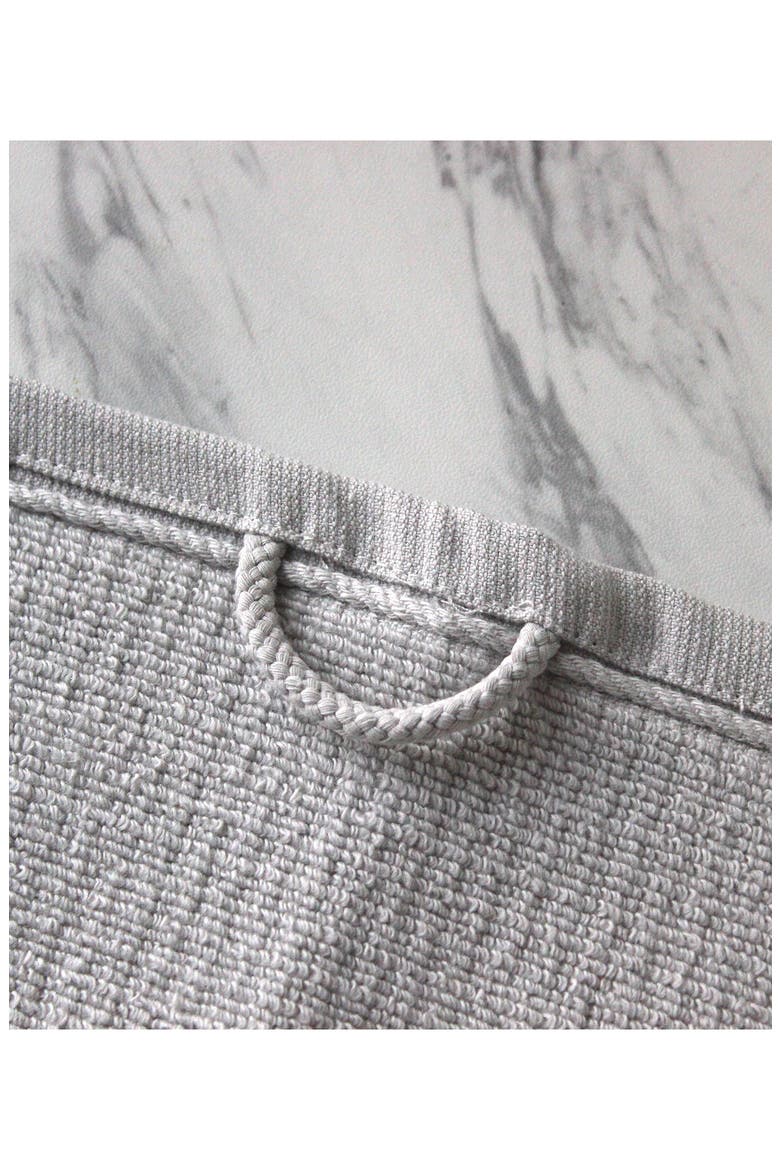 Waffle Terry 6-Piece Towel Set, Alternate, color, PEBBLE GREY