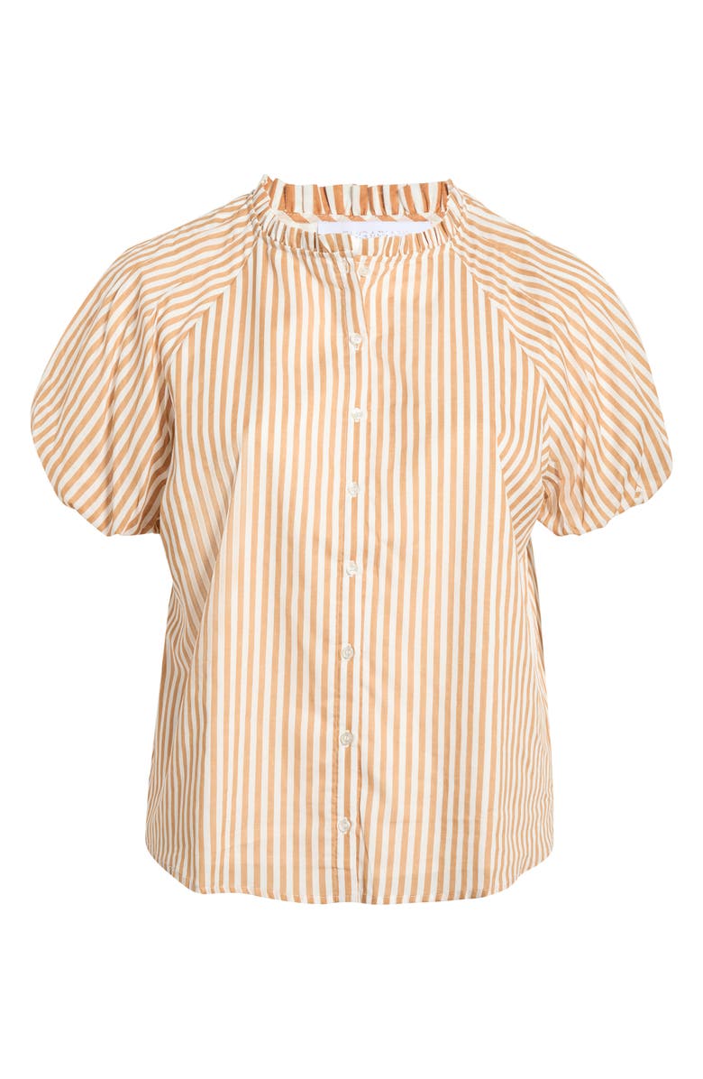 SUGARLIPS Dream State Avy Cotton Button-Up Top, Alternate, color, Taupe Multi