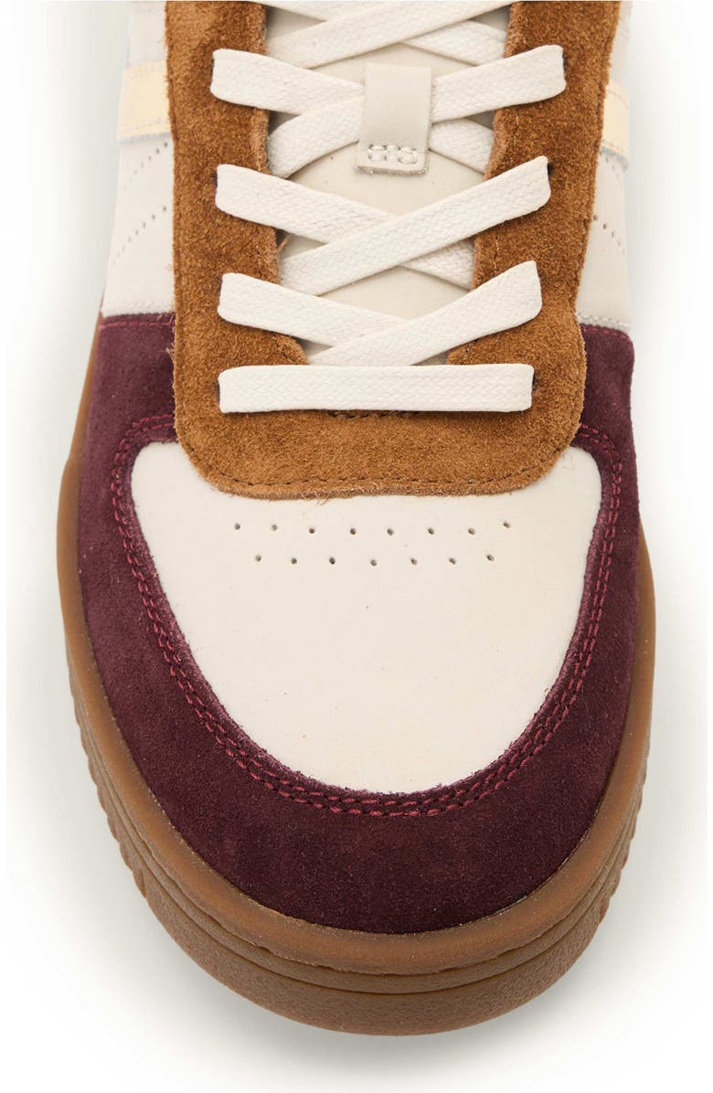 AllSaints Vix Sneaker, Alternate, color, Titan Red/ Brown
