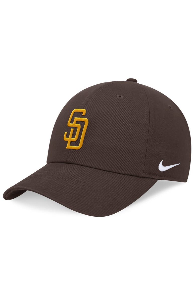 Men's Nike Brown San Diego Padres Evergreen Club Adjustable Hat, Main, color, Brown
