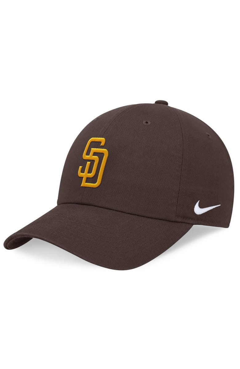 Nike Men's Nike Brown San Diego Padres Evergreen Club Adjustable Hat, Main, color, Brown