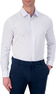 Report Collection 4X Stretch Slim Fit Neat Dress Shirt