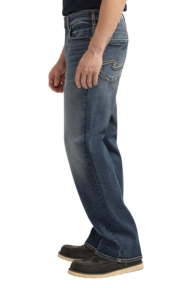 Gordie Relaxed Straight Leg Jeans, Alternate, color, INDIGO