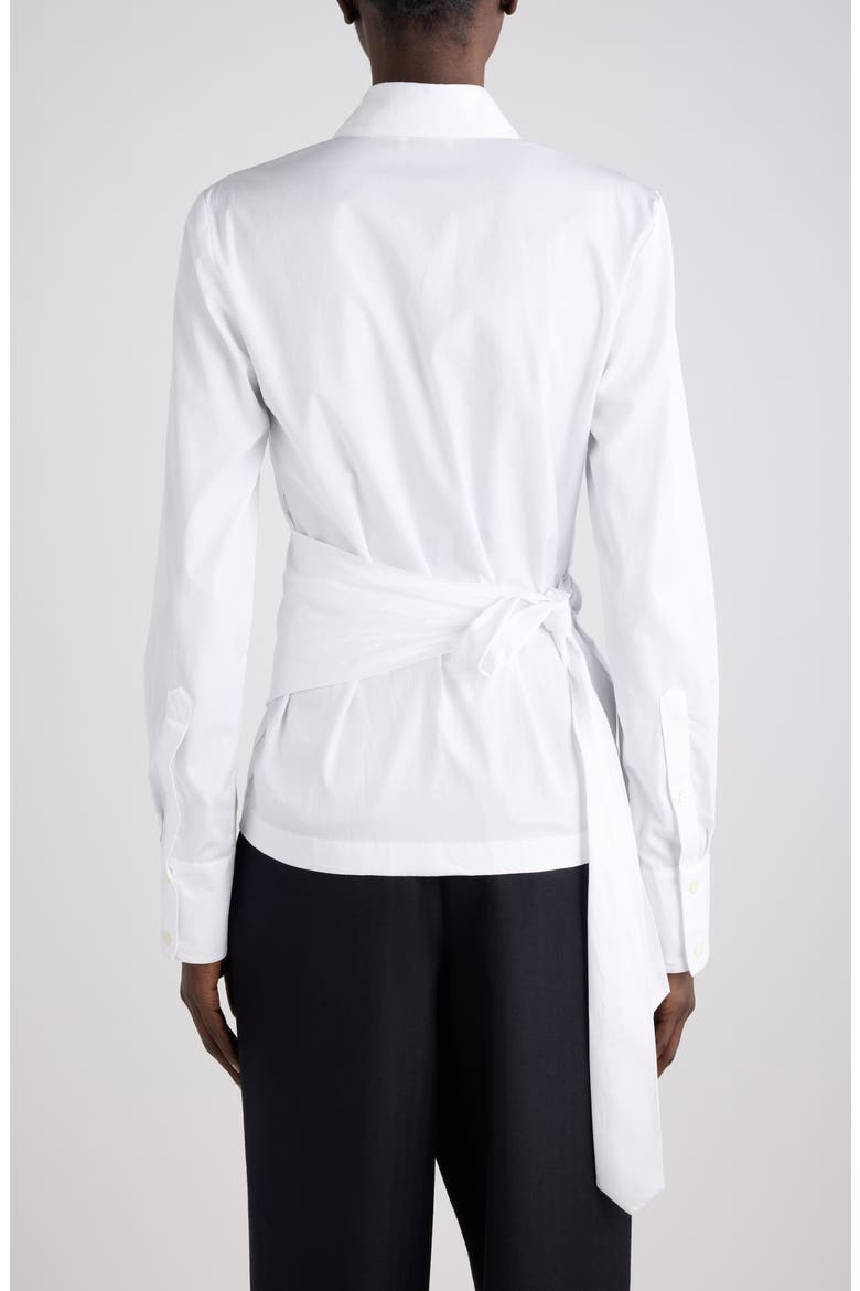 Cadea Long Sleeve Cotton Shirt, Alternate, color, HAY