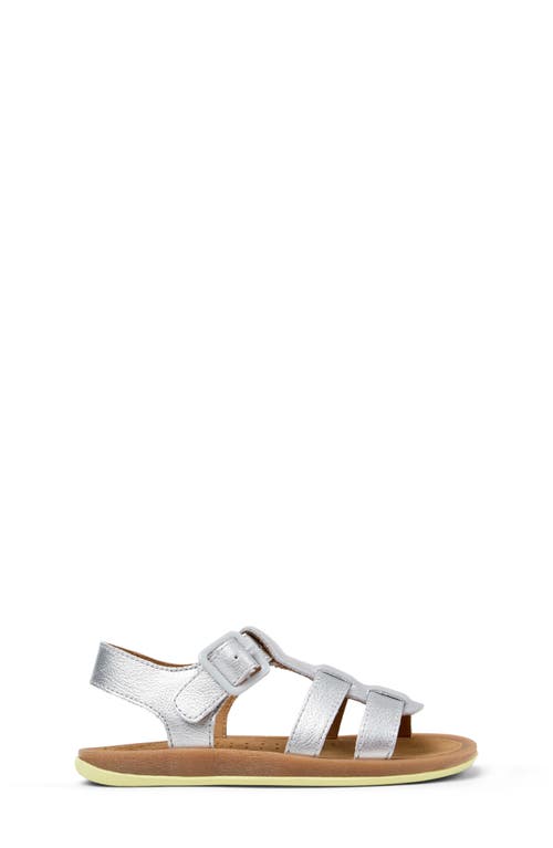Camper Kids' Bicho Sandal In Silver