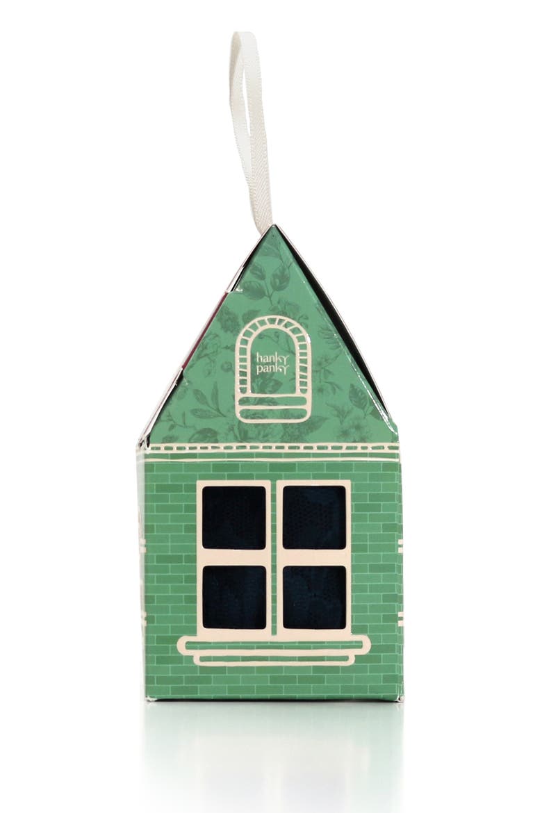 Gingerbread House Original Rise Thong, Alternate, color, DEEP WATERS