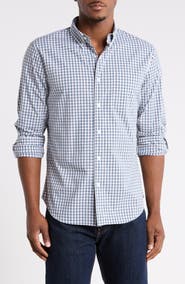 Bonobos Plaid Poplin Long Sleeve Shirt