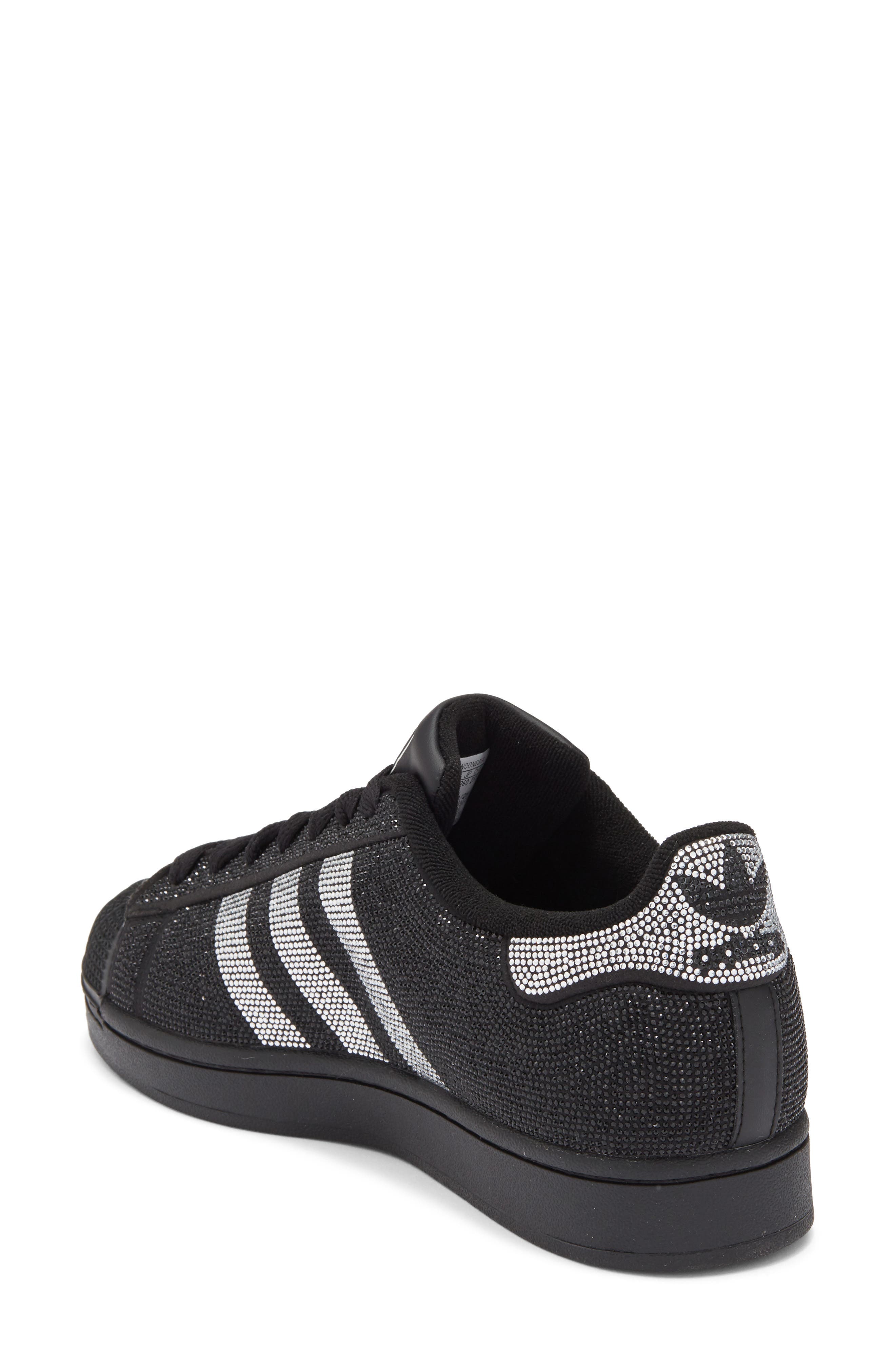 adidas Superstar II Sneaker, Alternate, color, Black/ Silver/ Off White