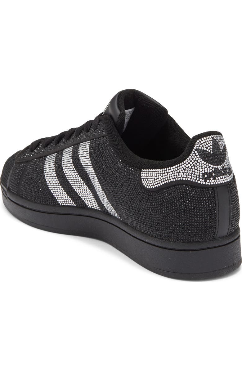 adidas Superstar II Sneaker, Alternate, color, Black/ Silver/ Off White