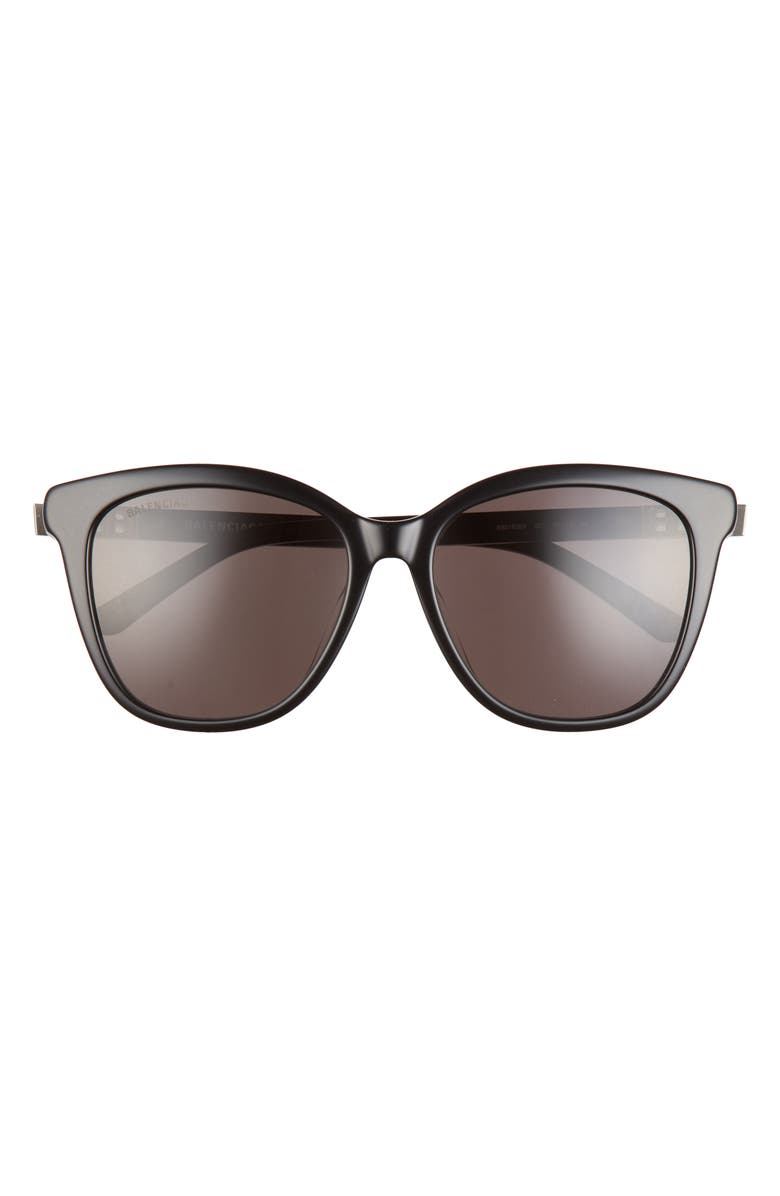 Balenciaga 57mm Square Sunglasses, Main, color,