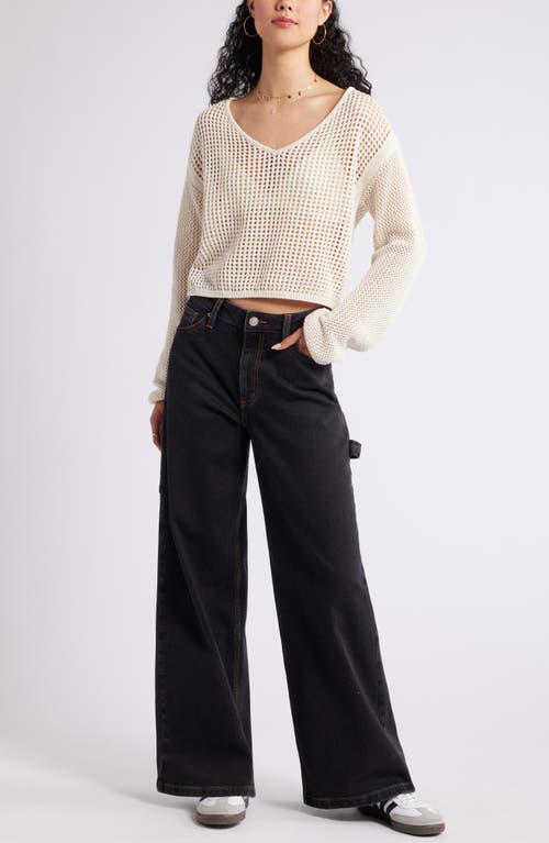 Bp. Baggy Carpenter Jeans In Warm Black