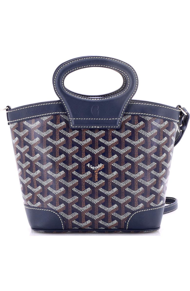 Pre-Owned Goyard Beluga Bag Coated Canvas Mini, Alternate, color, Blue