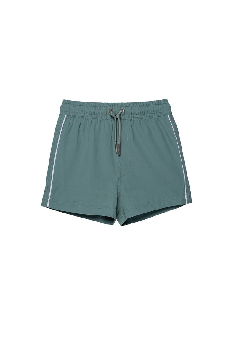 Gottex Kids Beach Scout Drawstring Swim Shorts, Main, color, Grey