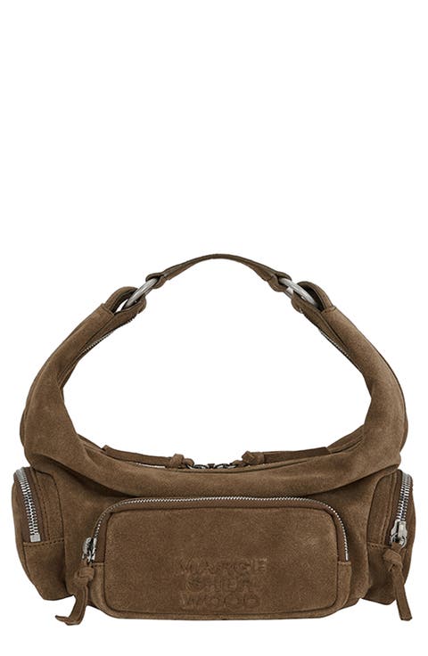 City Mini Suede Hobo Bag