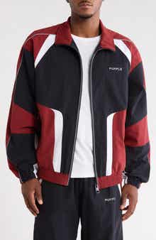 Colorblock Poplin Track Jacket