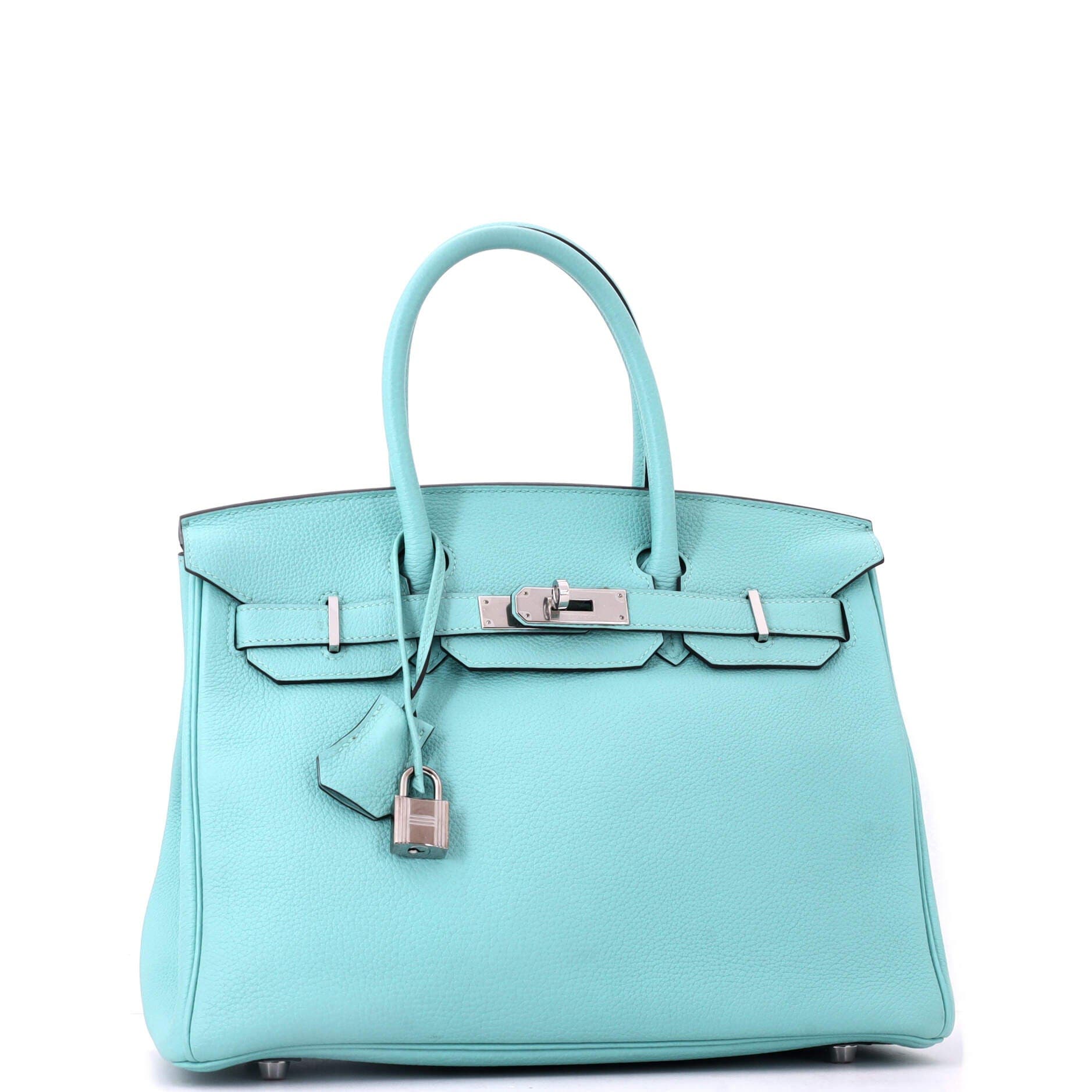 Birkin Handbag Blue Togo with Palladium Hardware 30, Alternate, color, Blue