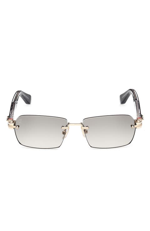 56mm Rectangular Sunglasses