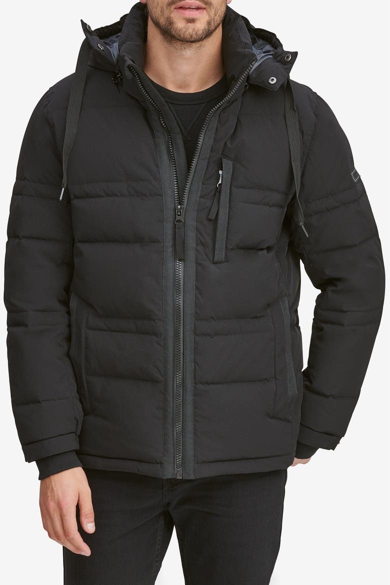 Huxley Removable Hood Jacket, Alternate, color, BLACK