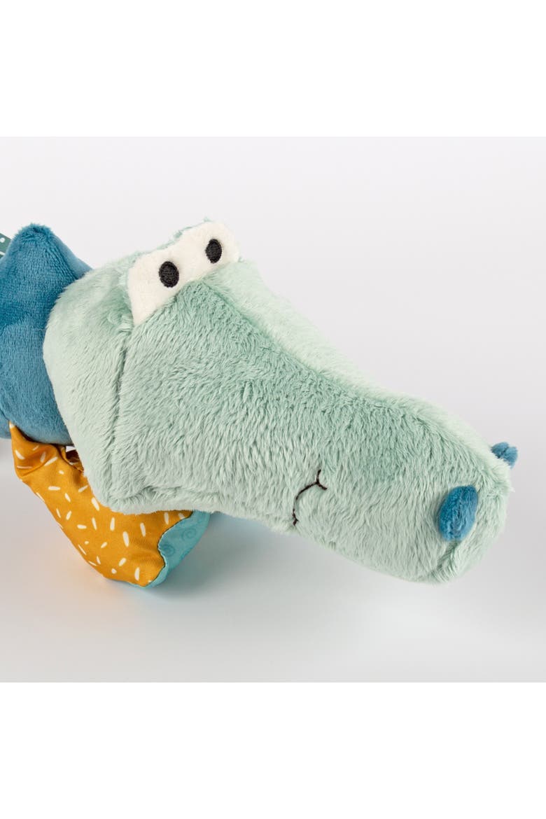Patchwork Crocodile Plush Toy, Alternate, color, Multicolored