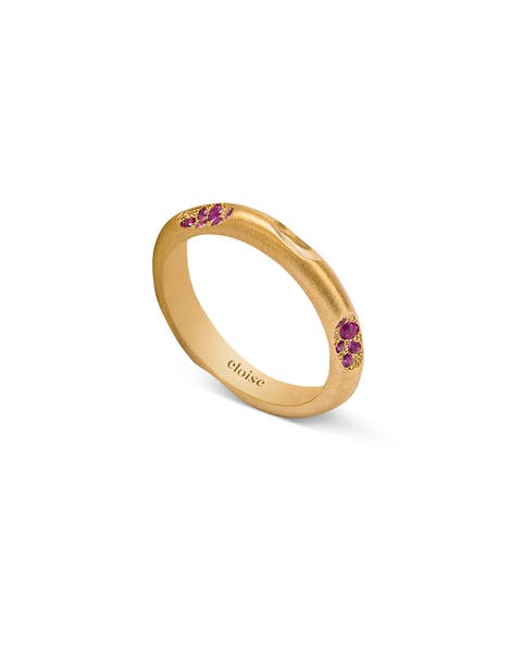 Mirage Ring  with Natural Gemstones. Handmade in Italy