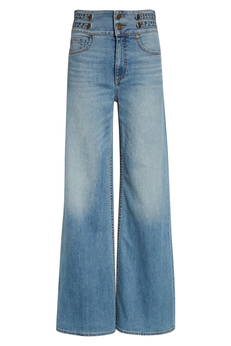 Liv High Waist Wide Leg Jeans, Alternate, color, LIGHT WASH