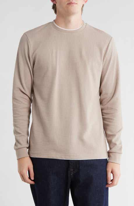 DENIM AND FLOWER Textured Double Knit Sweatshirt