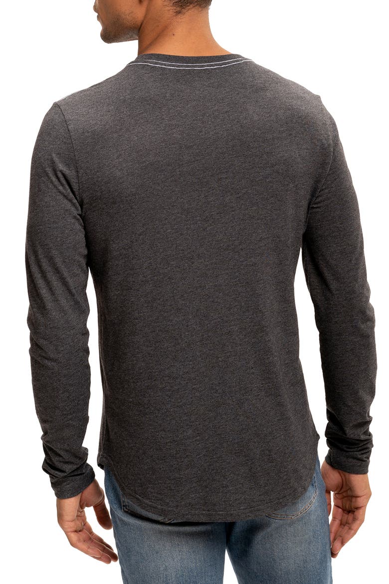 Kye Slub Long Sleeve T-Shirt, Alternate, color, HEATHER BLACK