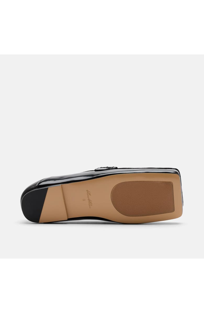 MARC NOLAN Simone Patent Leather Tassel Loafers, Alternate, color, Black/Tan