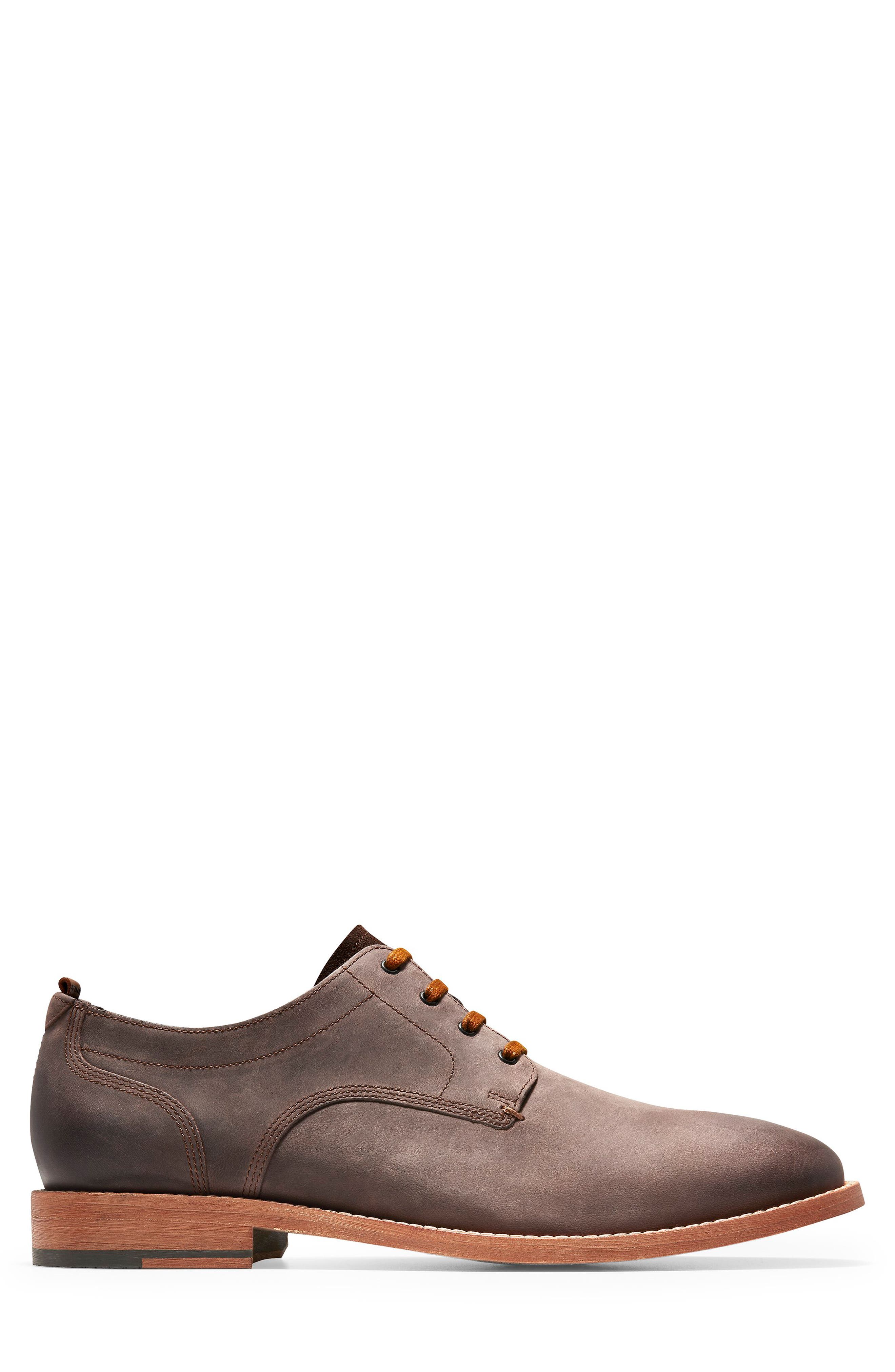 Feathercraft Grand Butcher Plain Toe Derby, Alternate, color, BRACKEN NUBUCK